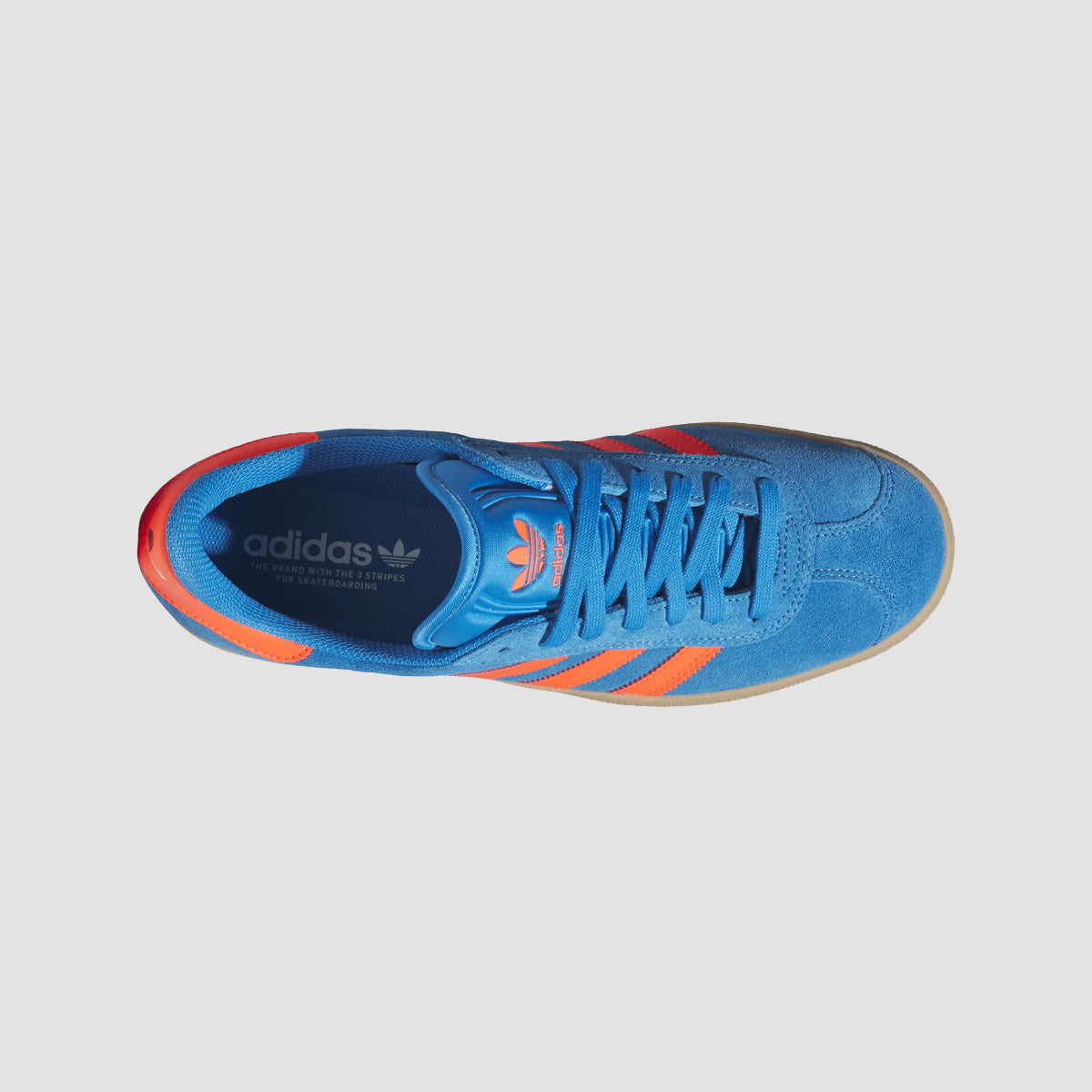 adidas Gazelle Adv Shoes - Bright Blue/Solar Red/Gum4