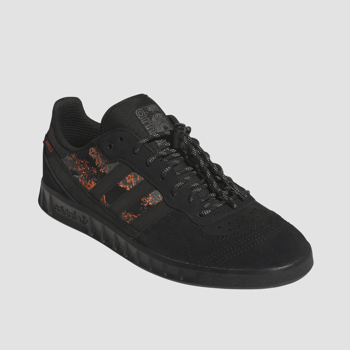 adidas Handball Top X Mike Arnold Shoes - Core Black/Core Black/Semi Impact Orange