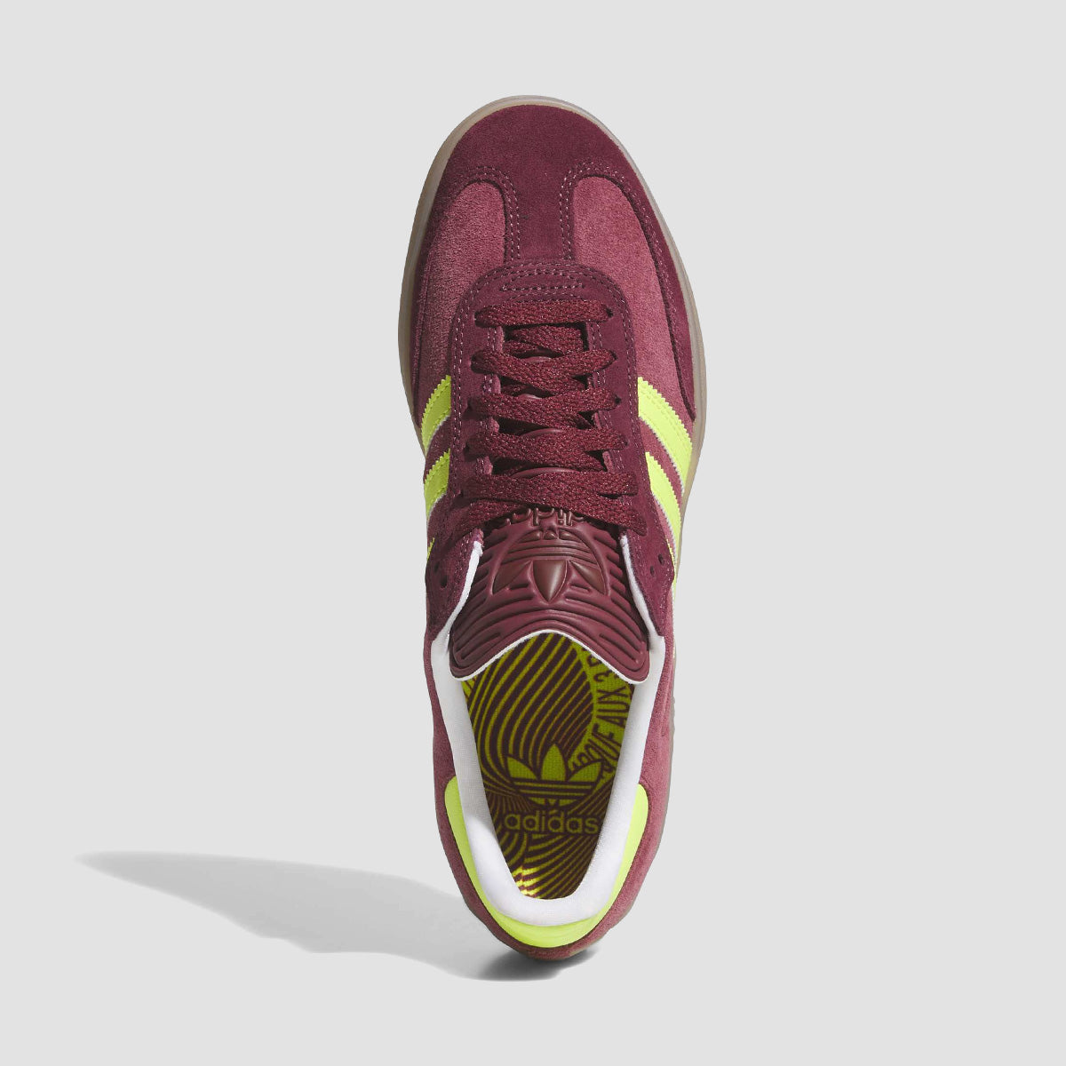 adidas Puig Samba Shoes - Maroon/Semi Solar Yellow/Shadow Red