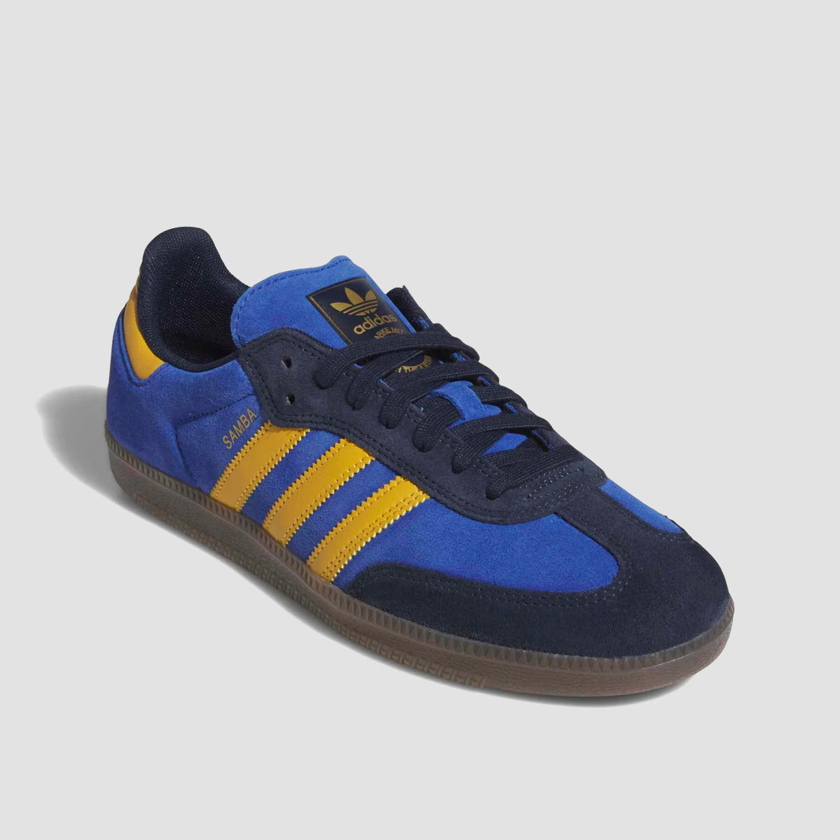 adidas Samba Adv Shoes - Collegiate Navy/Preloved Yellow/Team Royal Blue