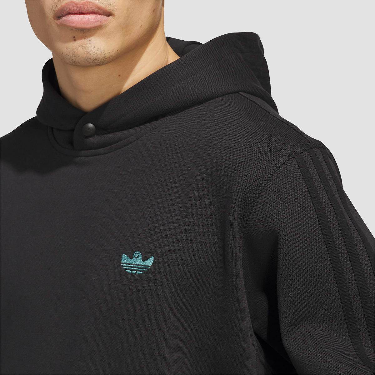adidas Shmoofoil Heavyweight Pullover Hoodie (Gender Neutral) Black
