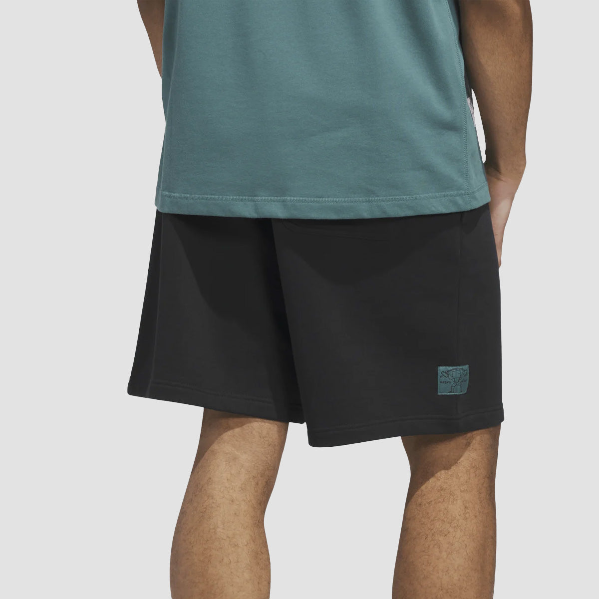 adidas Shmoofoil Heavyweight Shorts (Gender Neutral) Black/Preloved Teal