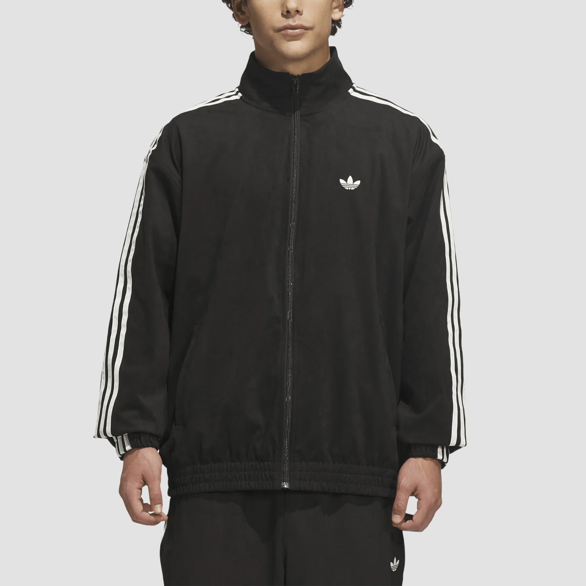 adidas Skateboarding Vintage Superfire Track Top Jacket Black/Cream White