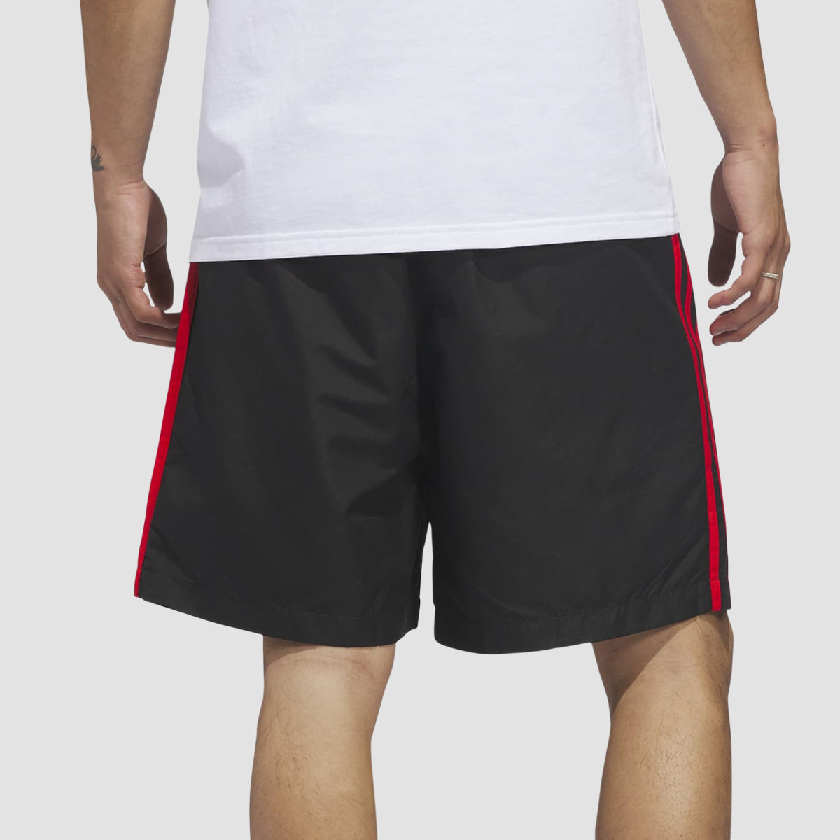 adidas Skateboarding Water Shorts Black/White/Red