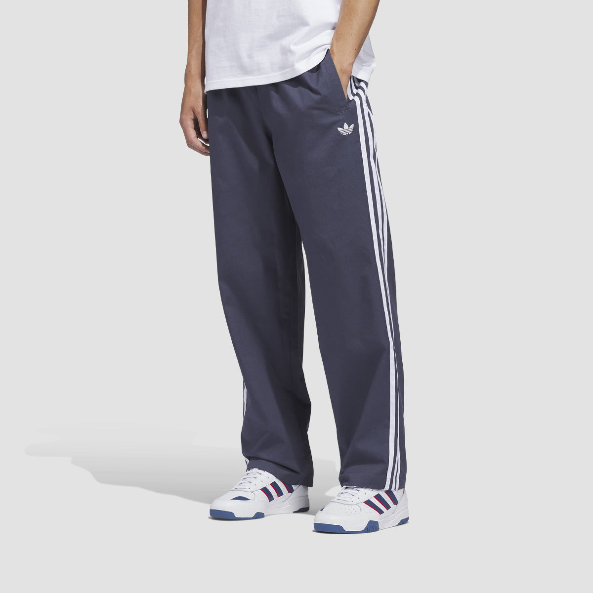 adidas Skateboarding Woven SST Track Pants Shadow Navy/White