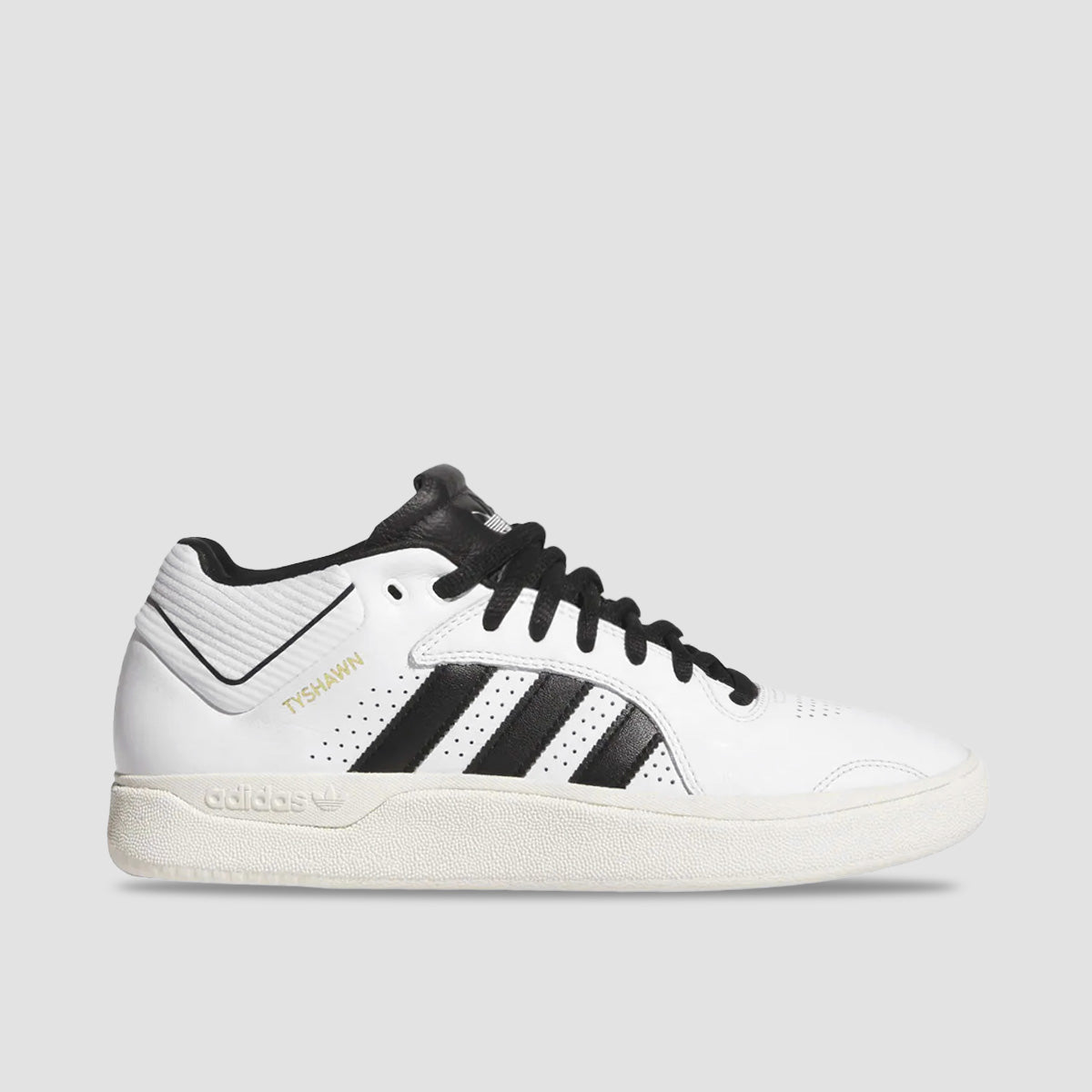 adidas Tyshawn Mid Top Shoes - Ftwr White/Core Black/Ftwr White