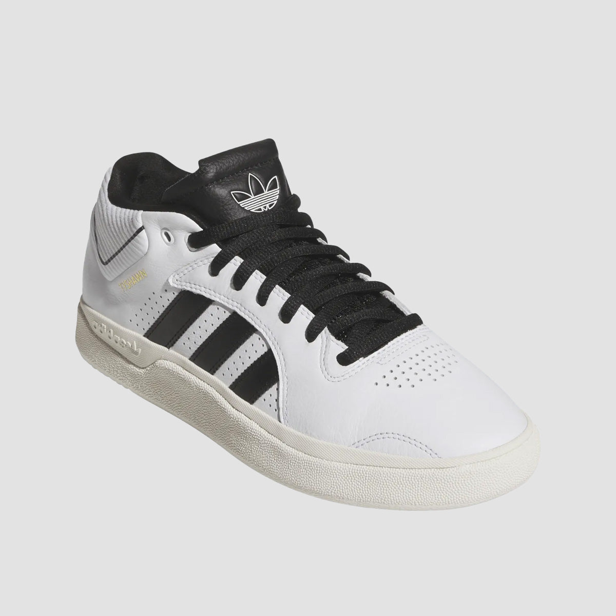 adidas Tyshawn Mid Top Shoes - Ftwr White/Core Black/Ftwr White