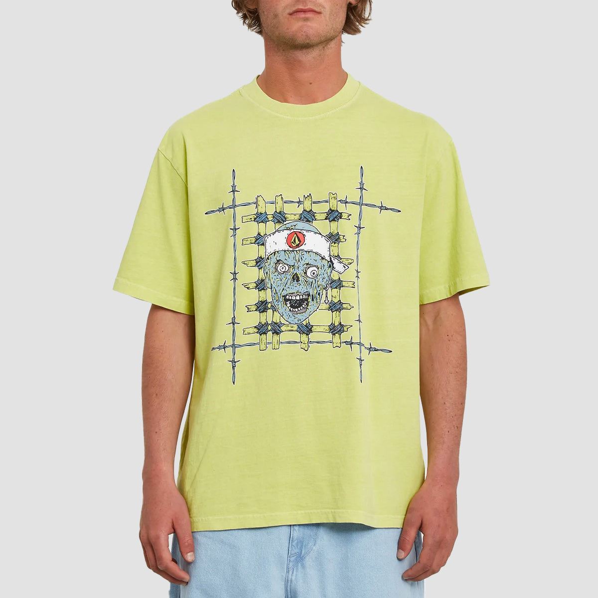 Volcom Richard French FA Loose Fit T-Shirt Limeade