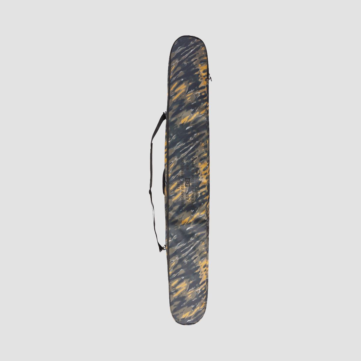 DC Layover 110L Snowboard Equipment Travel Bag Angled Tie Dye Ivy Green