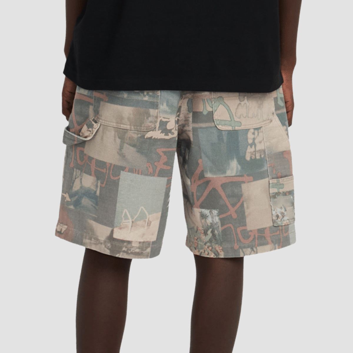 Element Big Carpenter Denim Shorts Scenes Washed