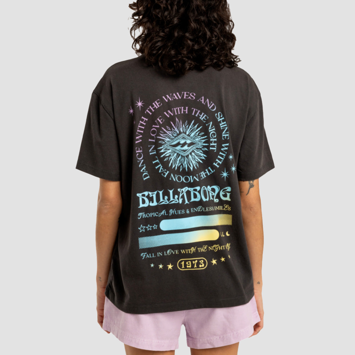 Billabong Best Session T-Shirt Off Black - Womens