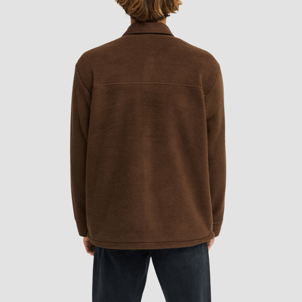 Billabong Fairbanks Fleece Overshirt Longsleeve Shirt Dark Cedar