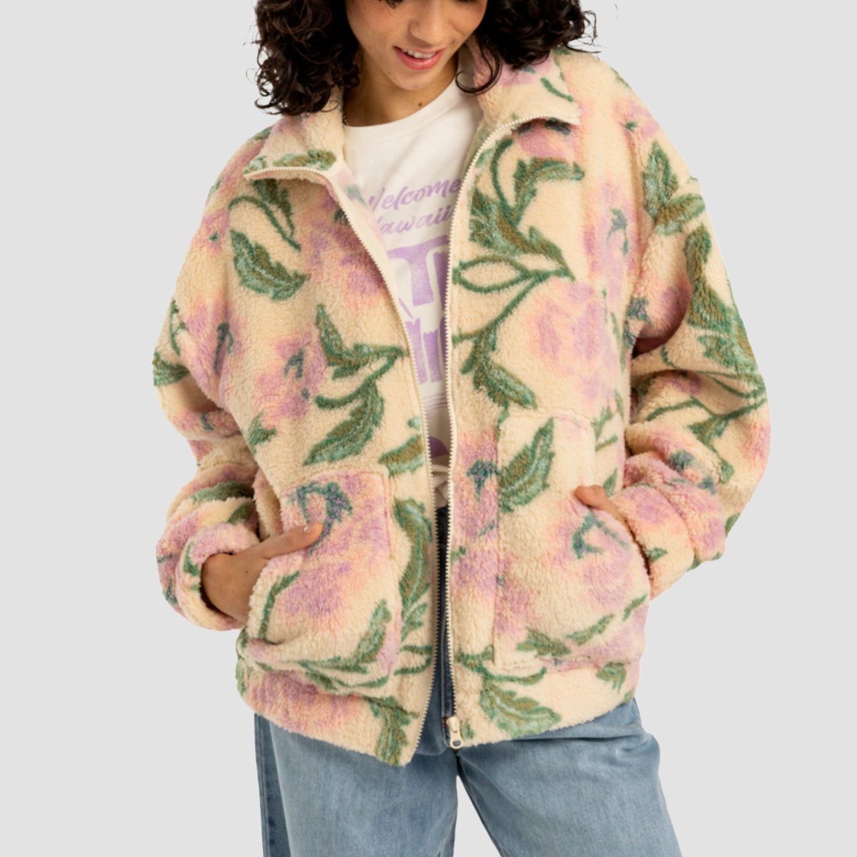Billabong First Light Fleece Jacket Multi - Womens