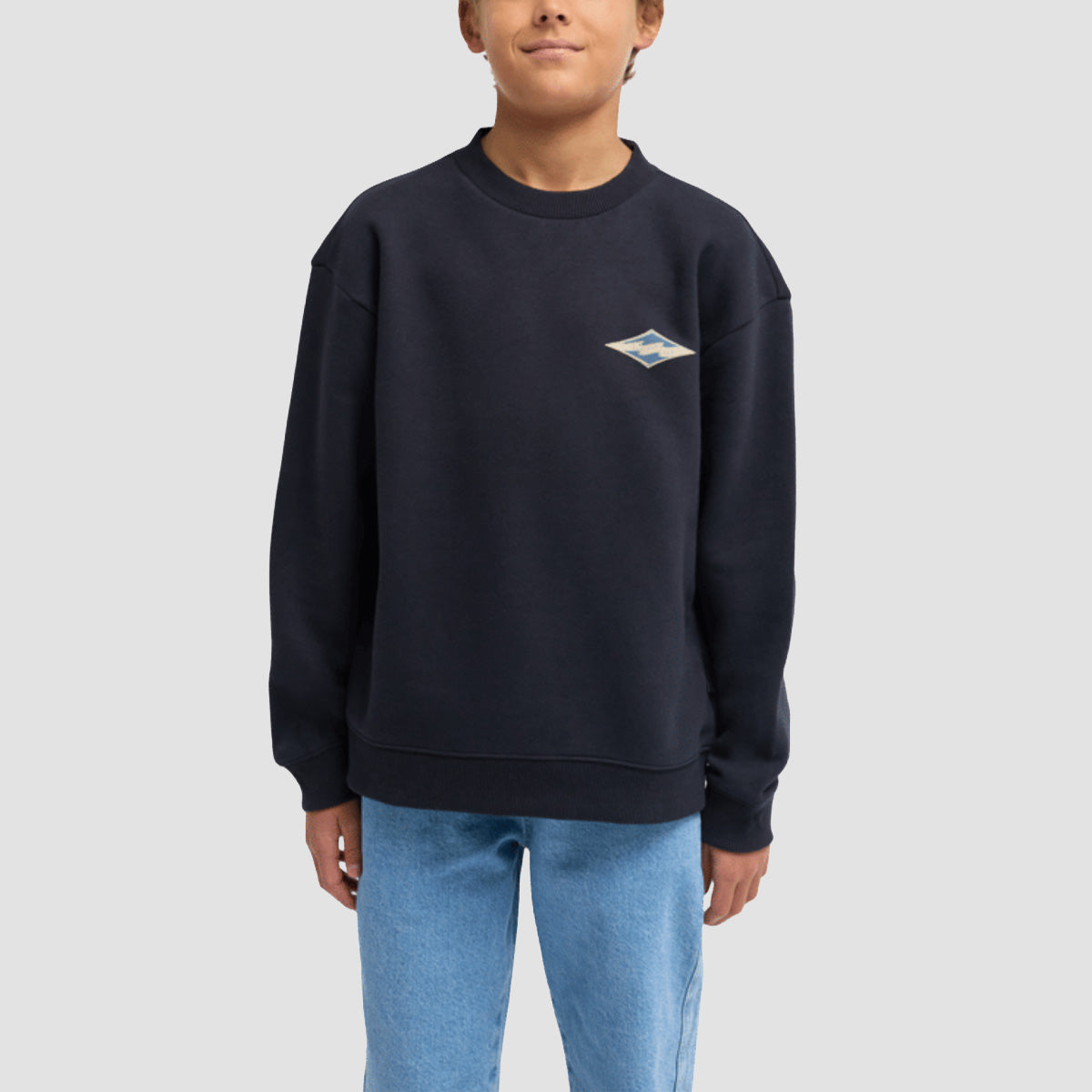 Billabong Foundation Crew Sweatshirt Black - Kids