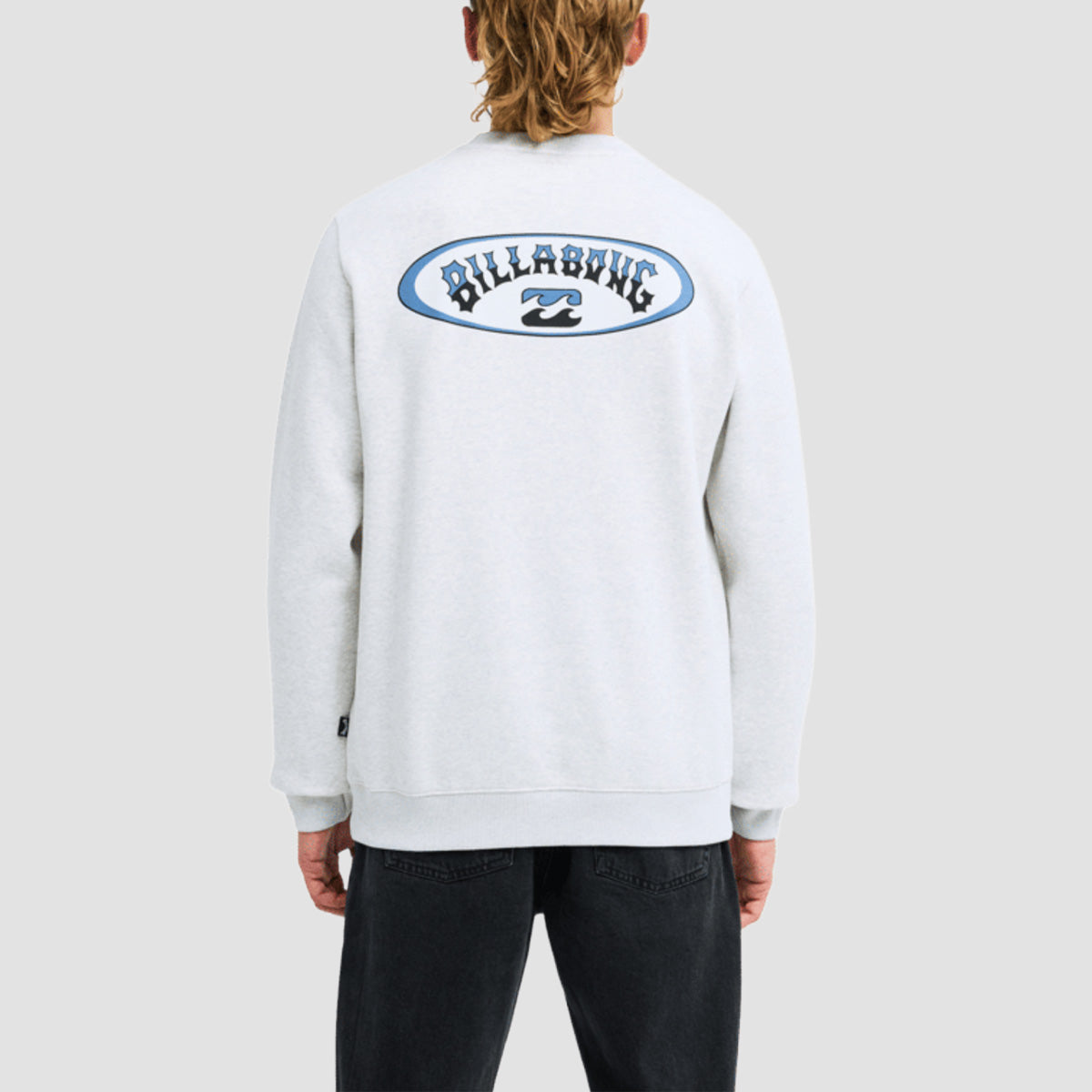 Billabong Foundation Crew Sweatshirt Light Grey Heather