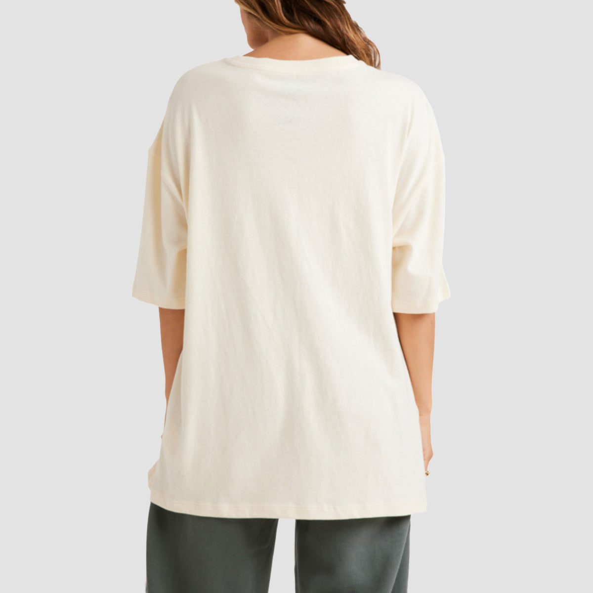 Billabong Looking Up Oversize T-Shirt Whitecap - Womens