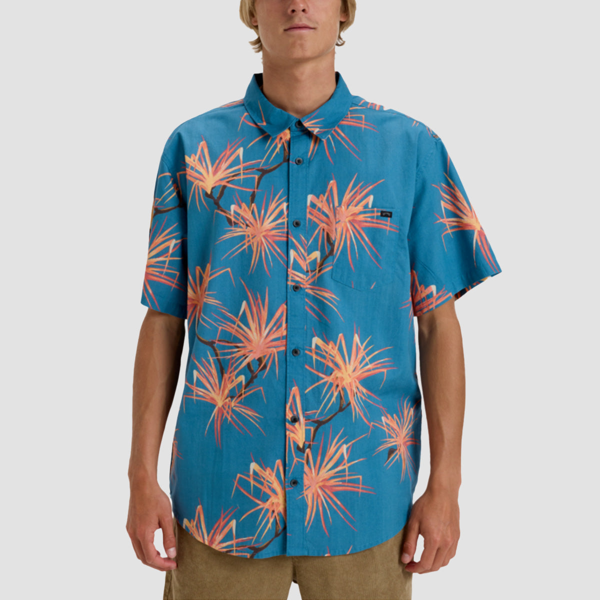 Billabong Sundays Shortsleeve Shirt Glacier Blue