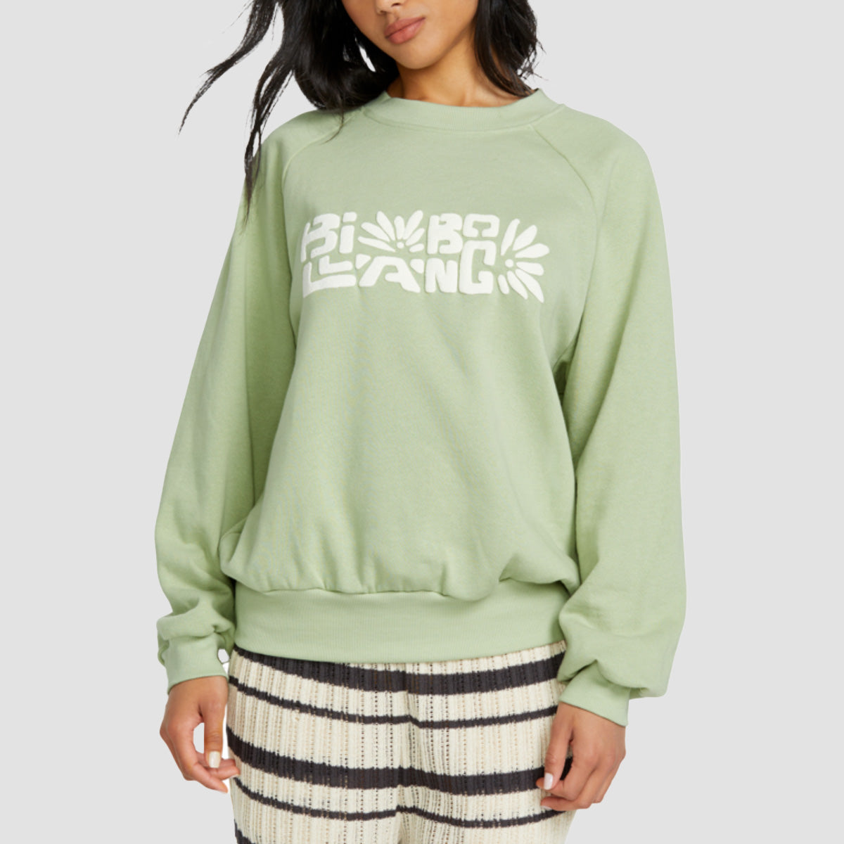 Billabong The Waves Crew Sweatshirt Pistachio - Womens