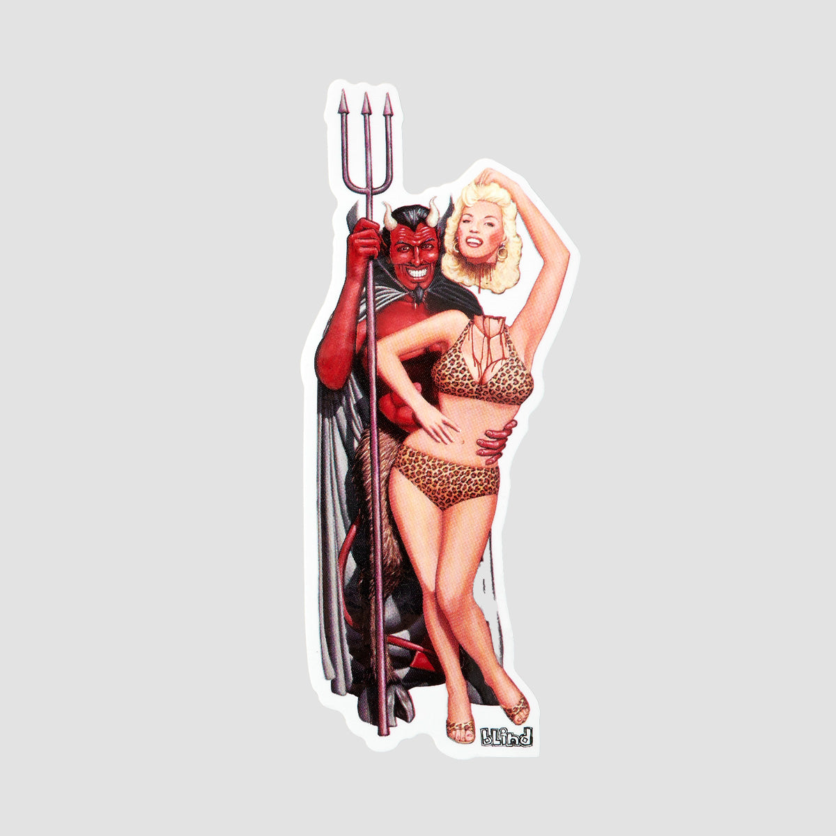 Blind Heritage Devil And Jayne Sticker Multi 180x75mm