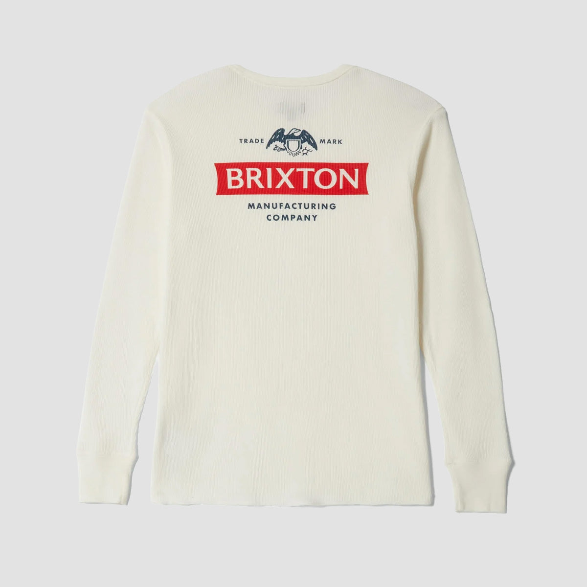 Brixton Altered Threads Longsleeve Thermal T-Shirt Off White