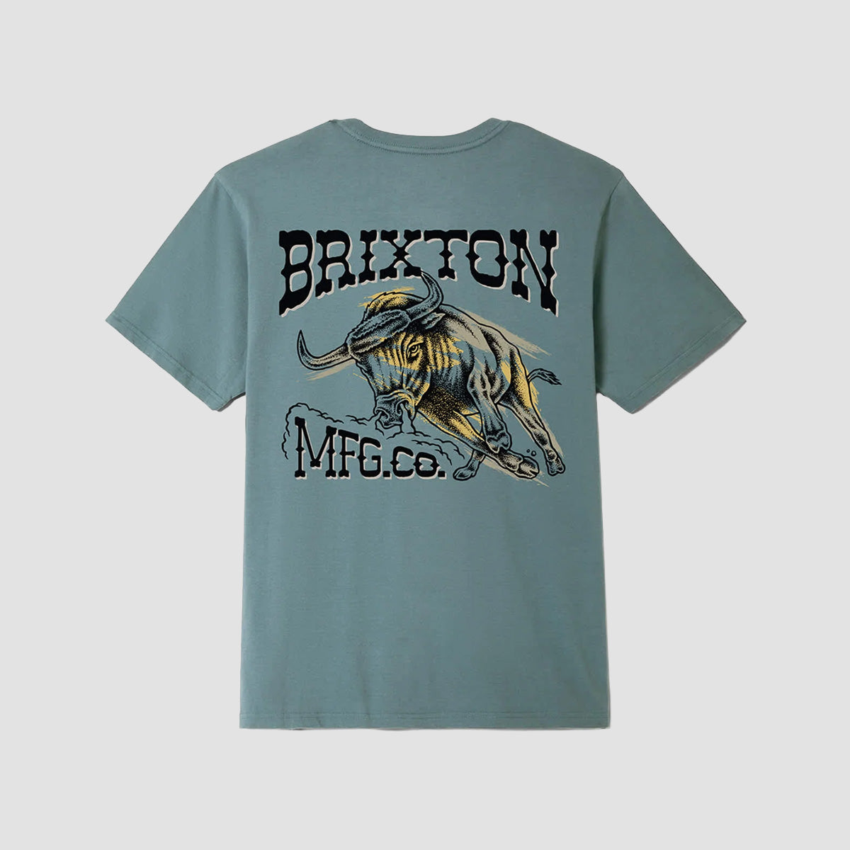 Brixton Barquero T-Shirt Ocean Breeze