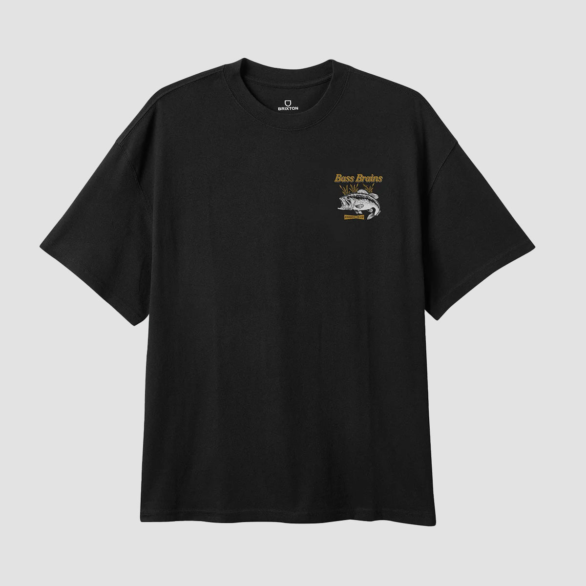 Brixton Bass Brains FT T-Shirt Black