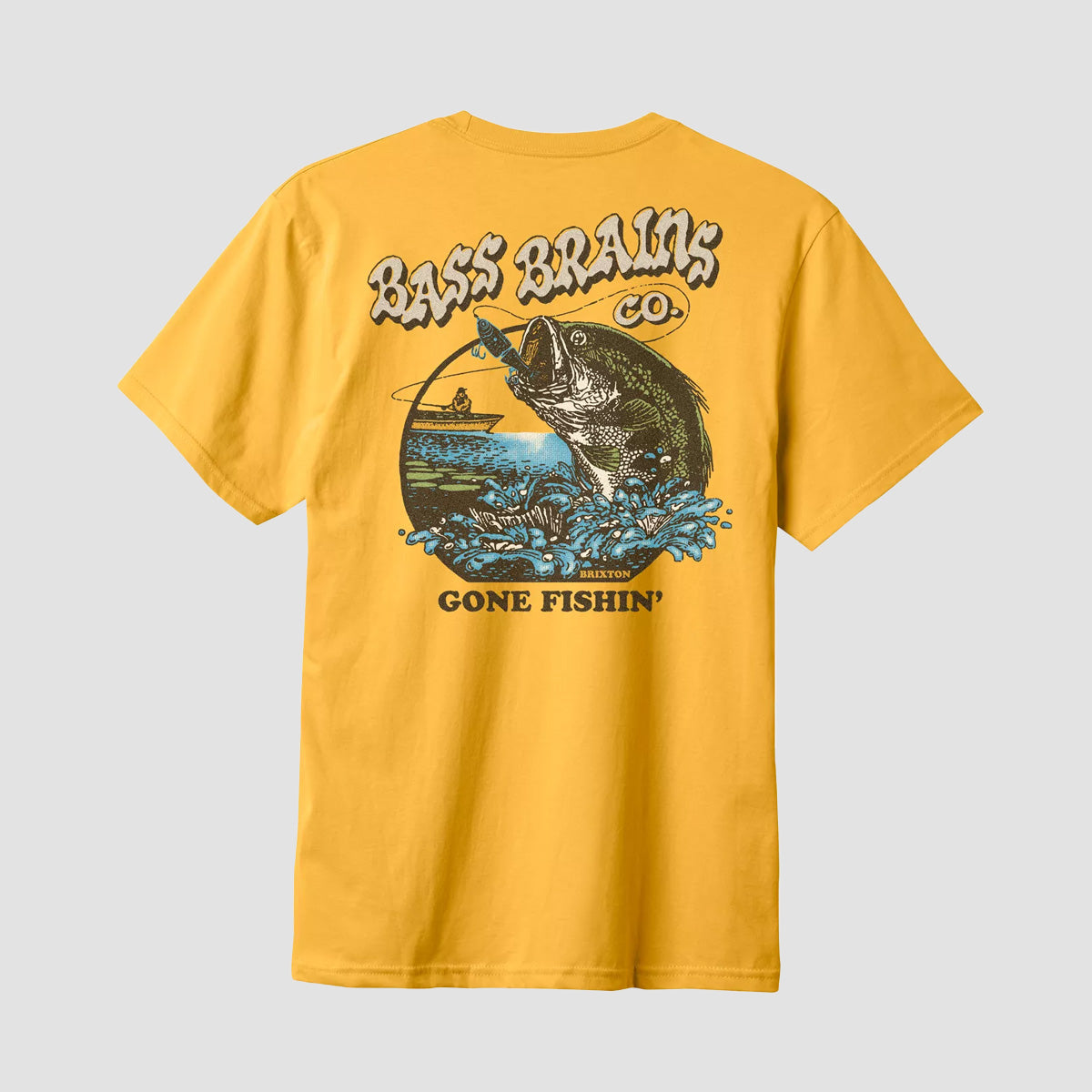 Brixton Bass Brains GF T-Shirt Ray