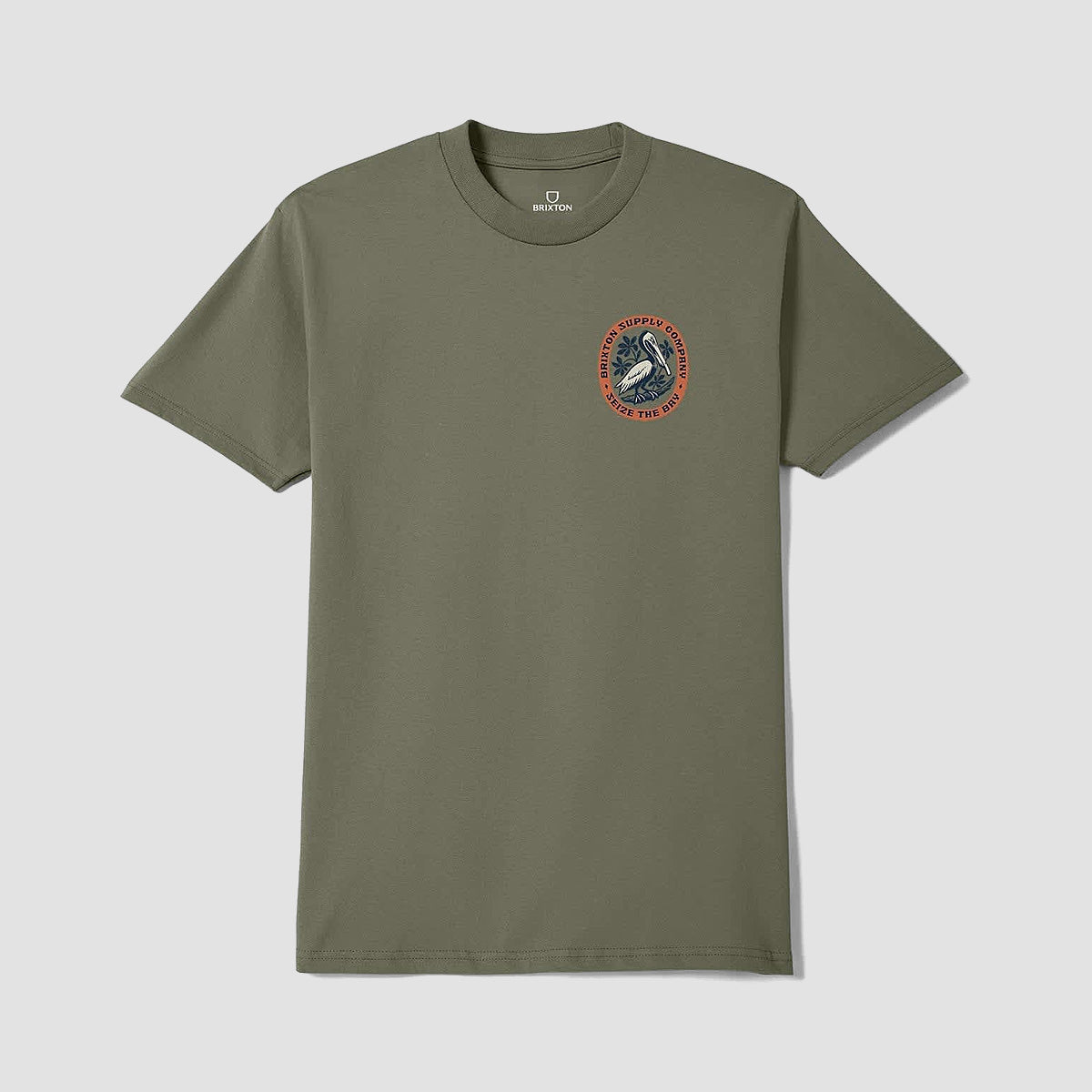 Brixton Bay T-Shirt Olive Surplus