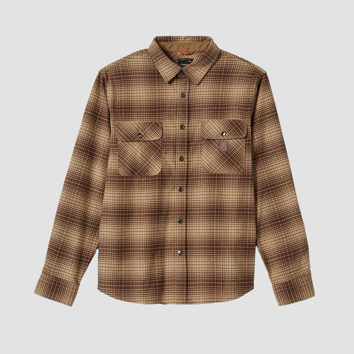 Brixton Builders Bowery Stretch WR Flannel Shirt Pine Needle/Sunbaked