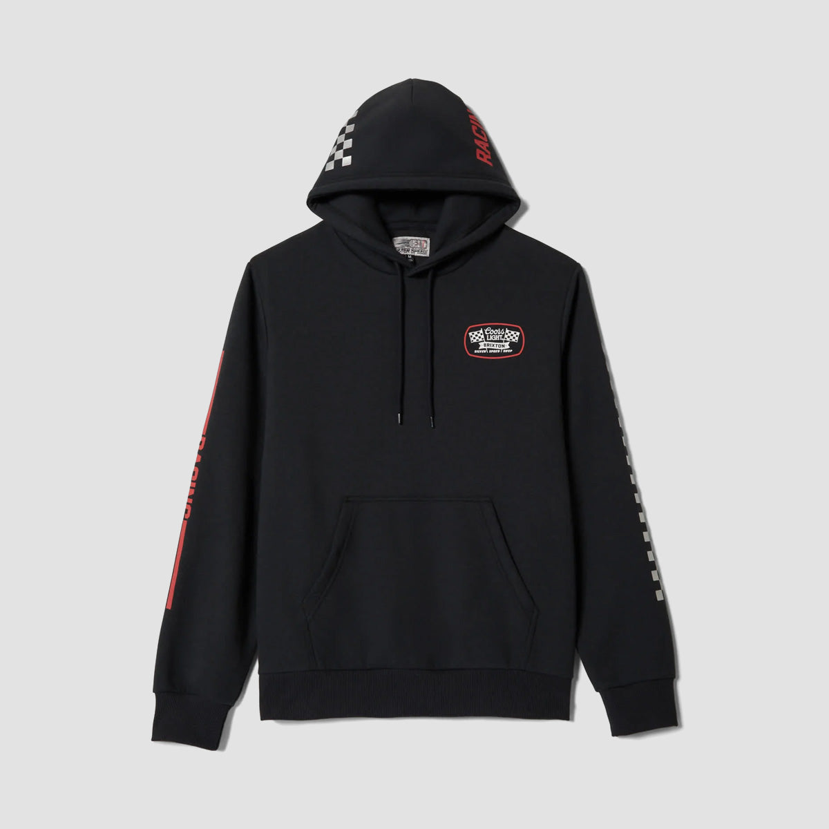 Brixton Coors Light Pit Stop Pullover Hoodie Black