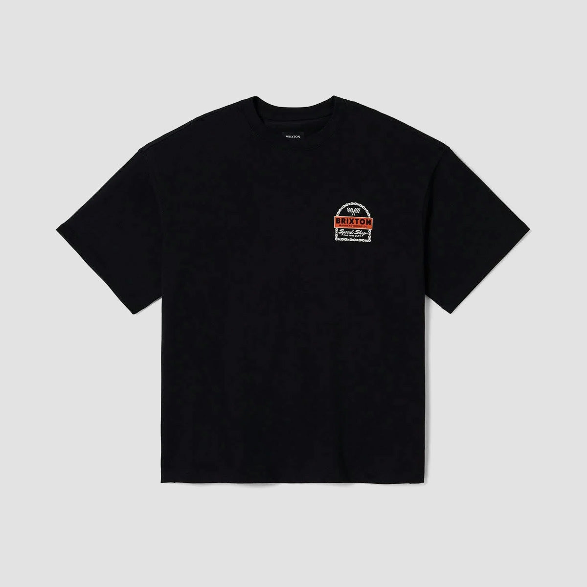 Brixton Drayton Heavyweight Relaxed T-Shirt Black Classic Wash