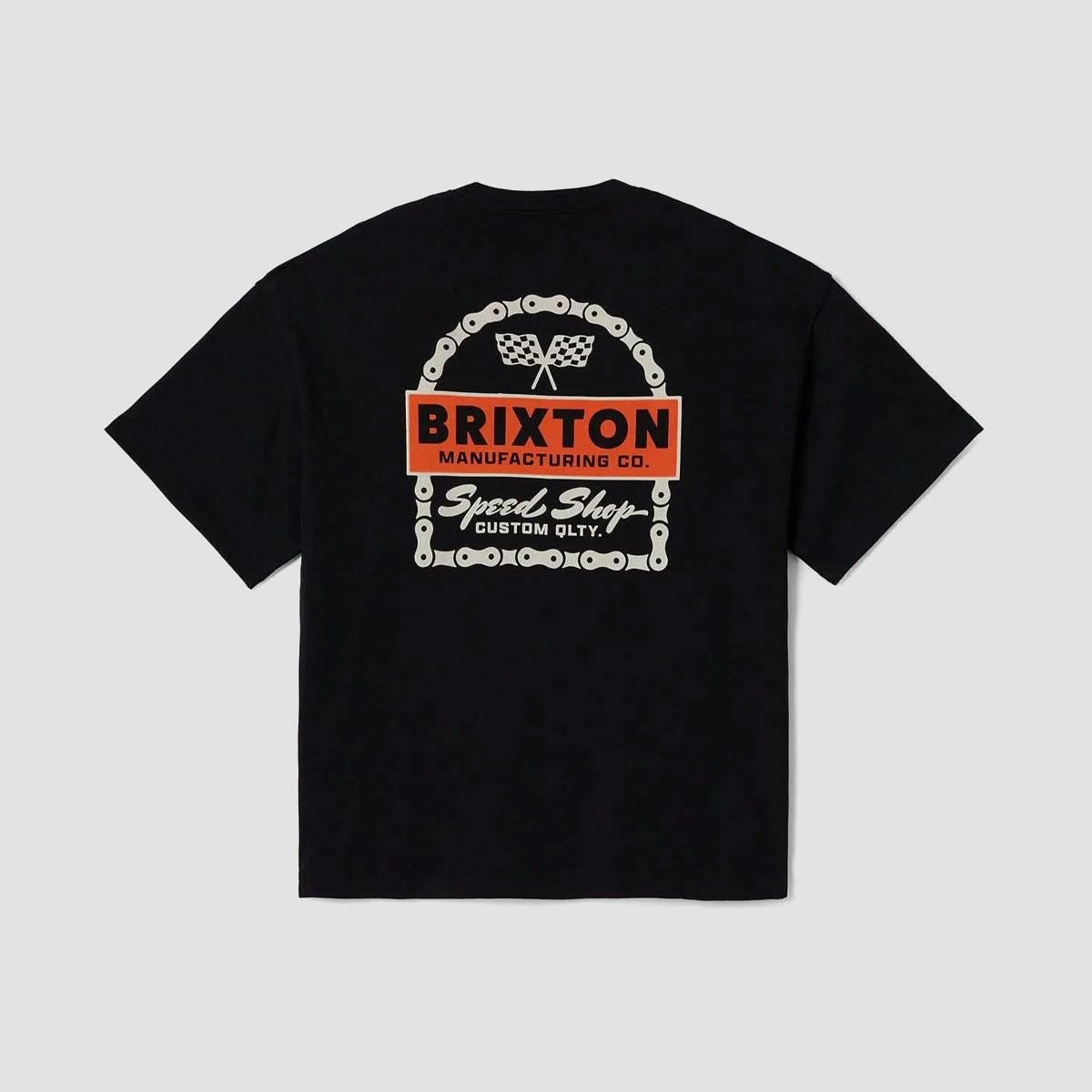 Brixton Drayton Heavyweight Relaxed T-Shirt Black Classic Wash