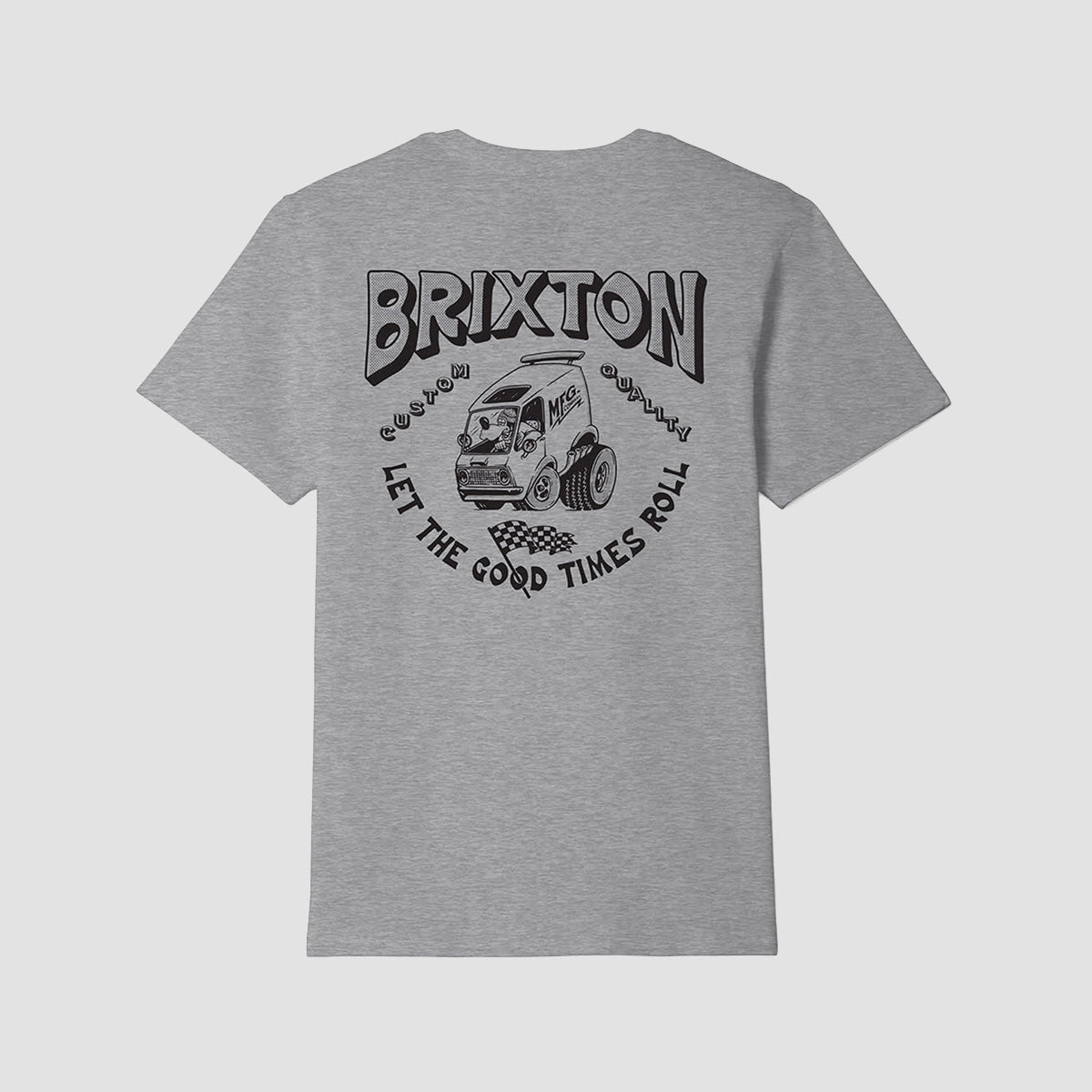 Brixton Garnet T-Shirt Heather Grey