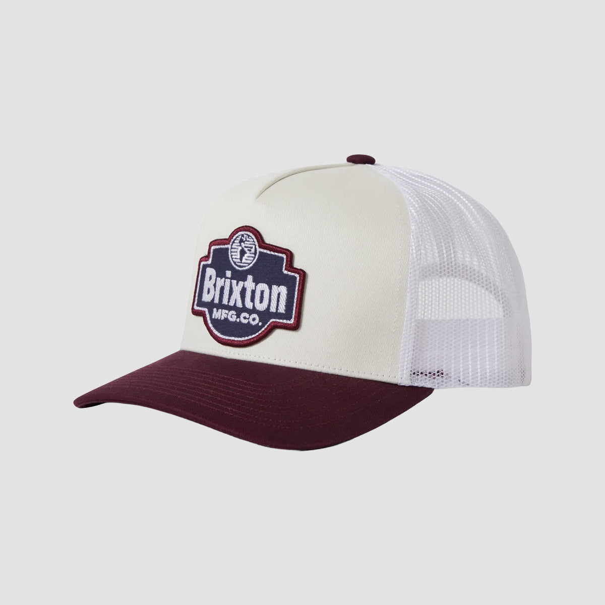 Brixton Genuine Quality C Netplus MP Trucker Cap Off White/Port