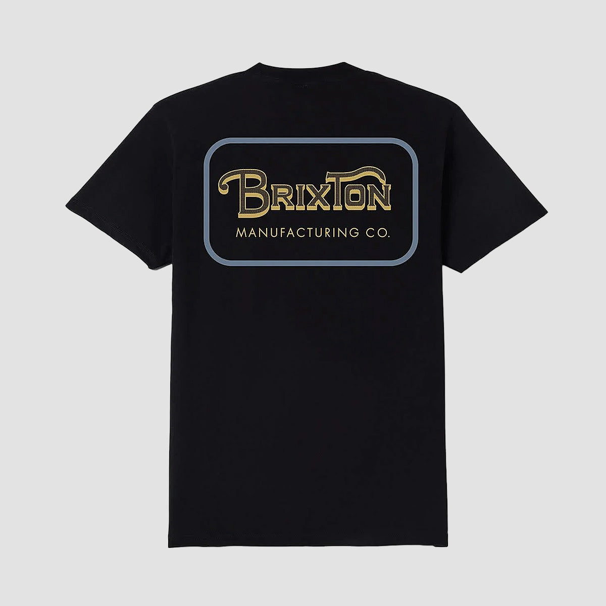 Brixton Grade T-Shirt Black/Sunset/Grey Blue
