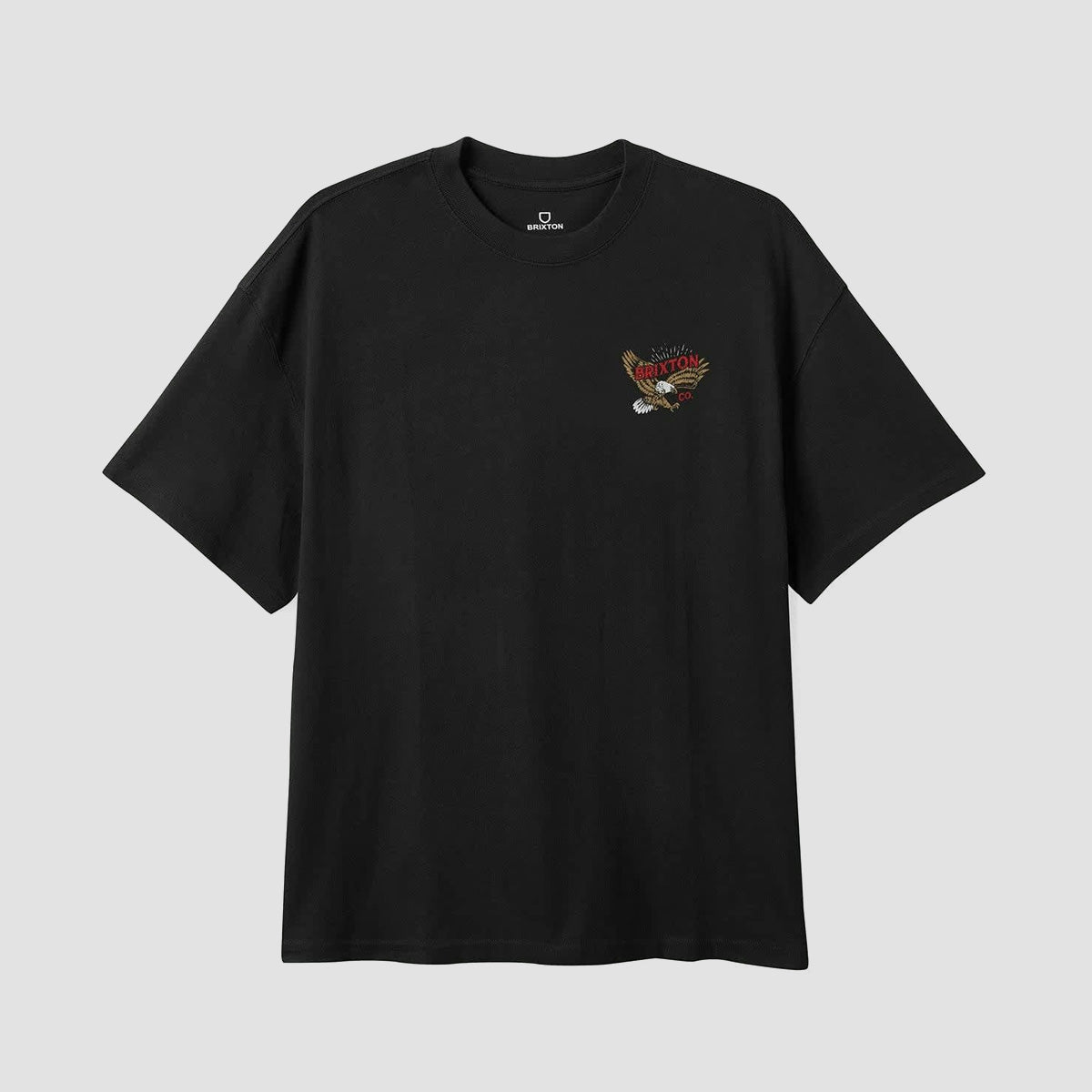 Brixton Keller T-Shirt Black Worn Wash