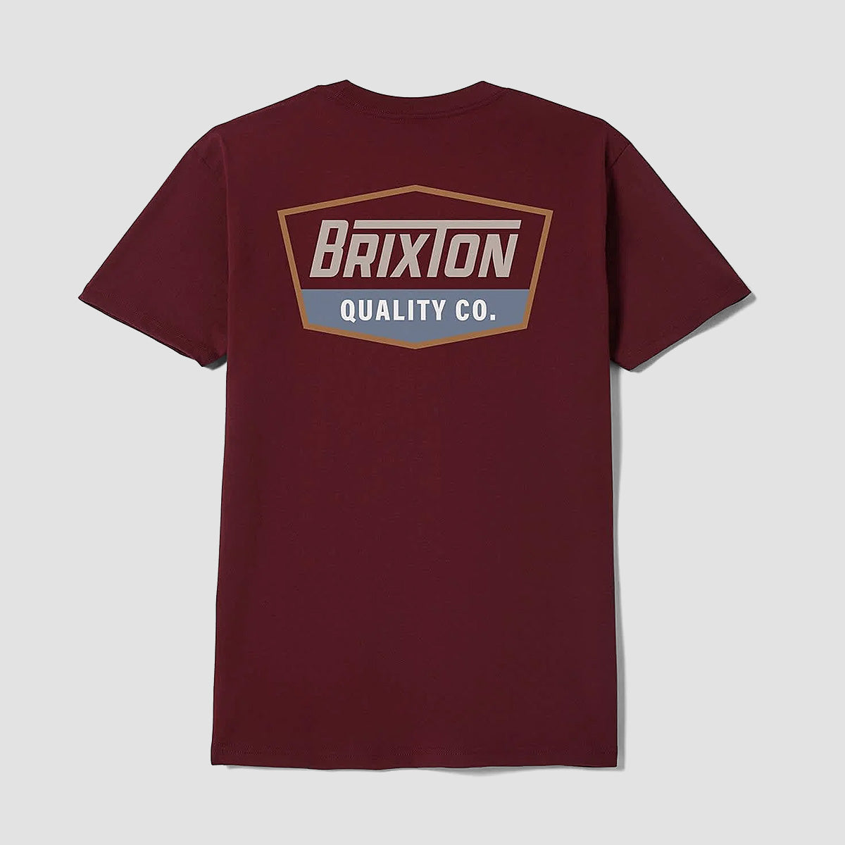 Brixton Regal T-Shirt Burgundy/Tobacco