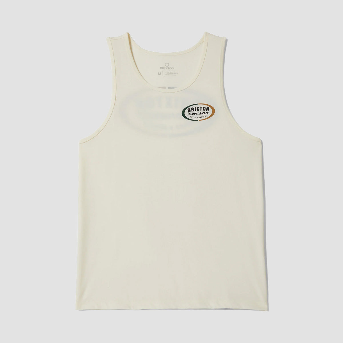 Brixton Rhett Tank Top Vest Off White