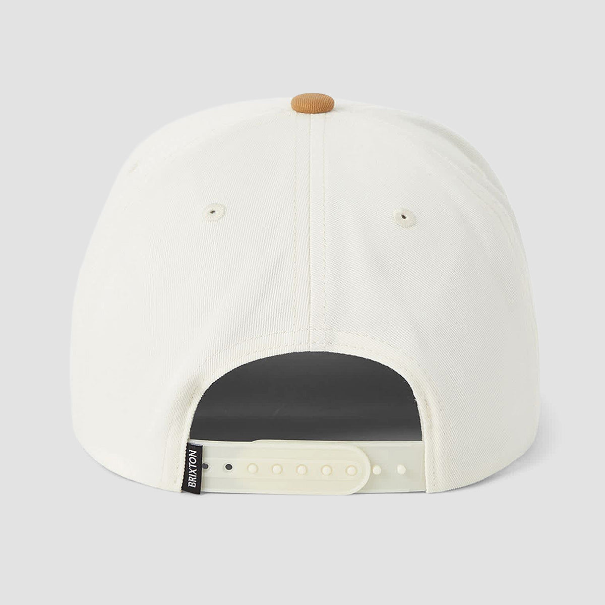 Brixton Stratton Snapback Cap Off White/Caramel