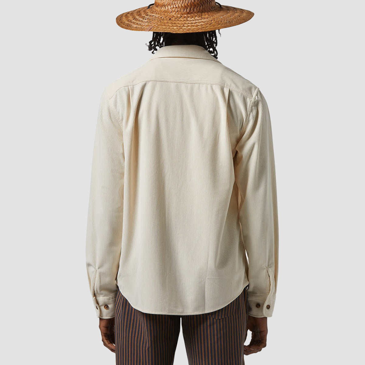 Brixton The Field Corduroy Overshirt Whitecap