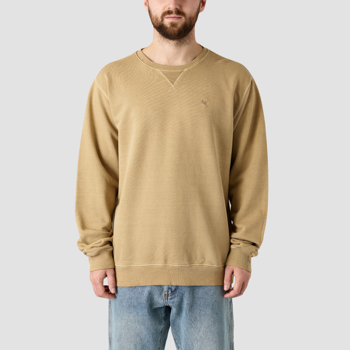 Brixton Vintage Reserve Crew Sweat Sand Vintage Wash
