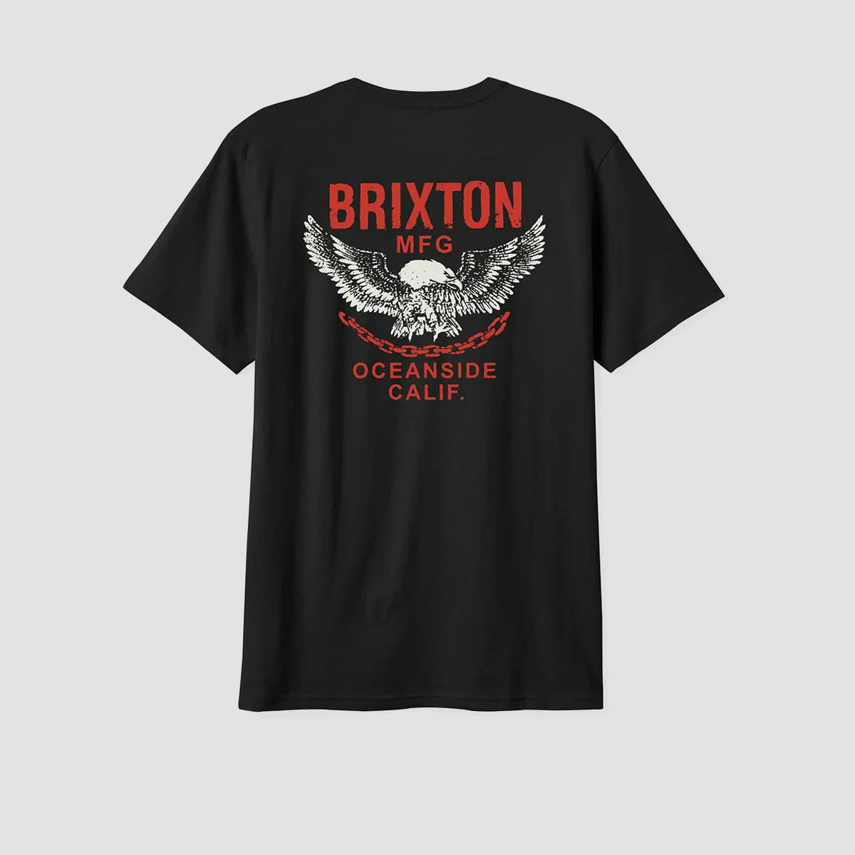 Brixton Waller T-Shirt Black Worn Wash