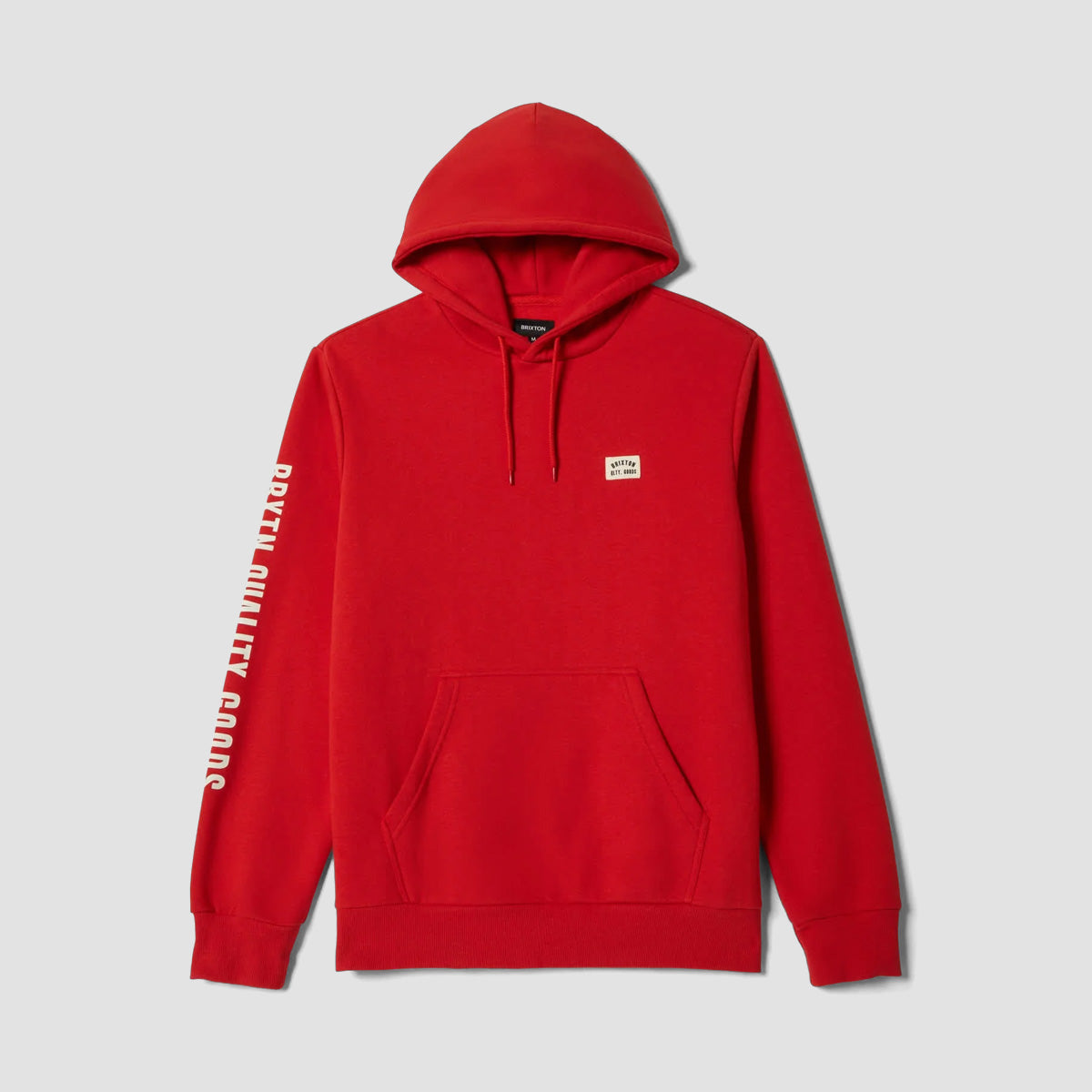 Brixton Woodburn Label Pullover Hoodie Adrenaline Rush