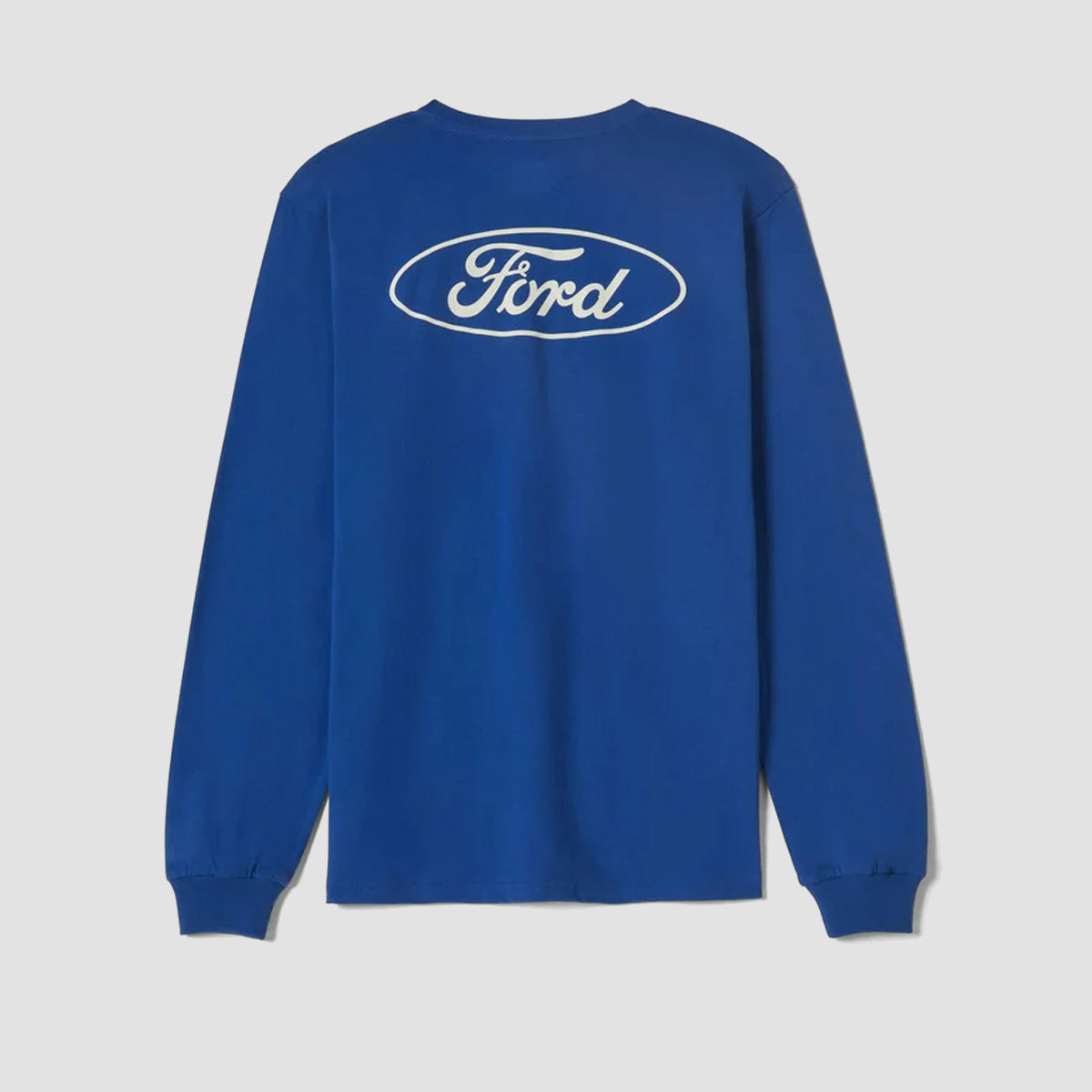Brixton X Ford Built Tough Longsleeve T-Shirt Ford Blue