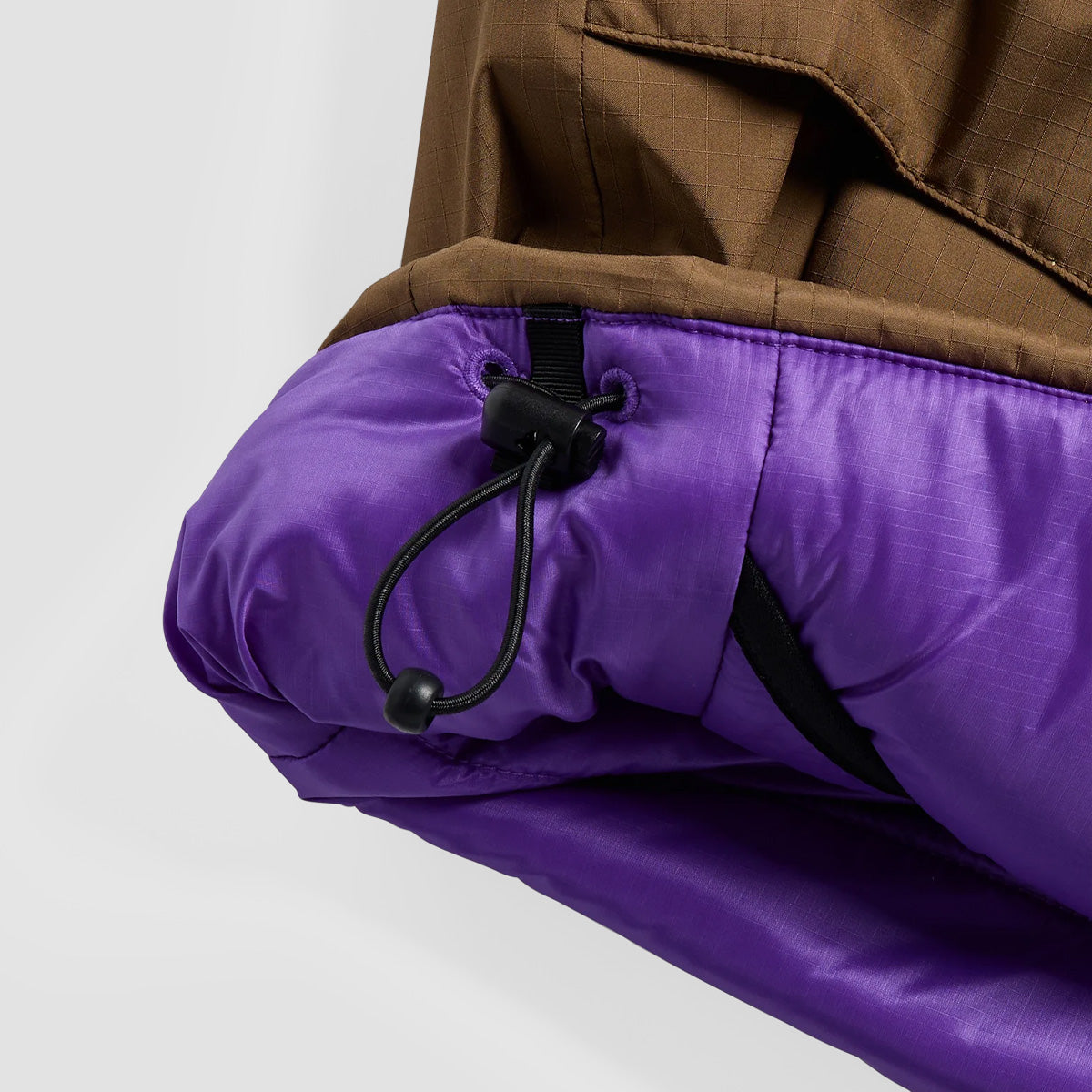 Burton X Zeb Powell Reversible Ins Vest Jacket Earth Ship Brown