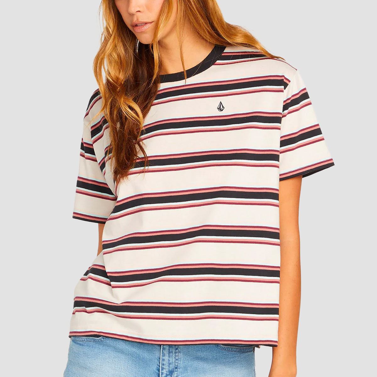 Volcom Party Pack T-Shirt Sand - Womens