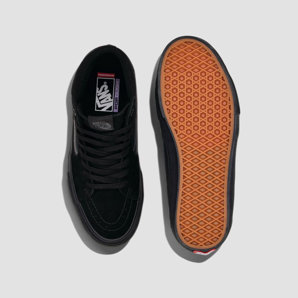 Vans Skate SK8-Hi High Top Shoes - Black/Black