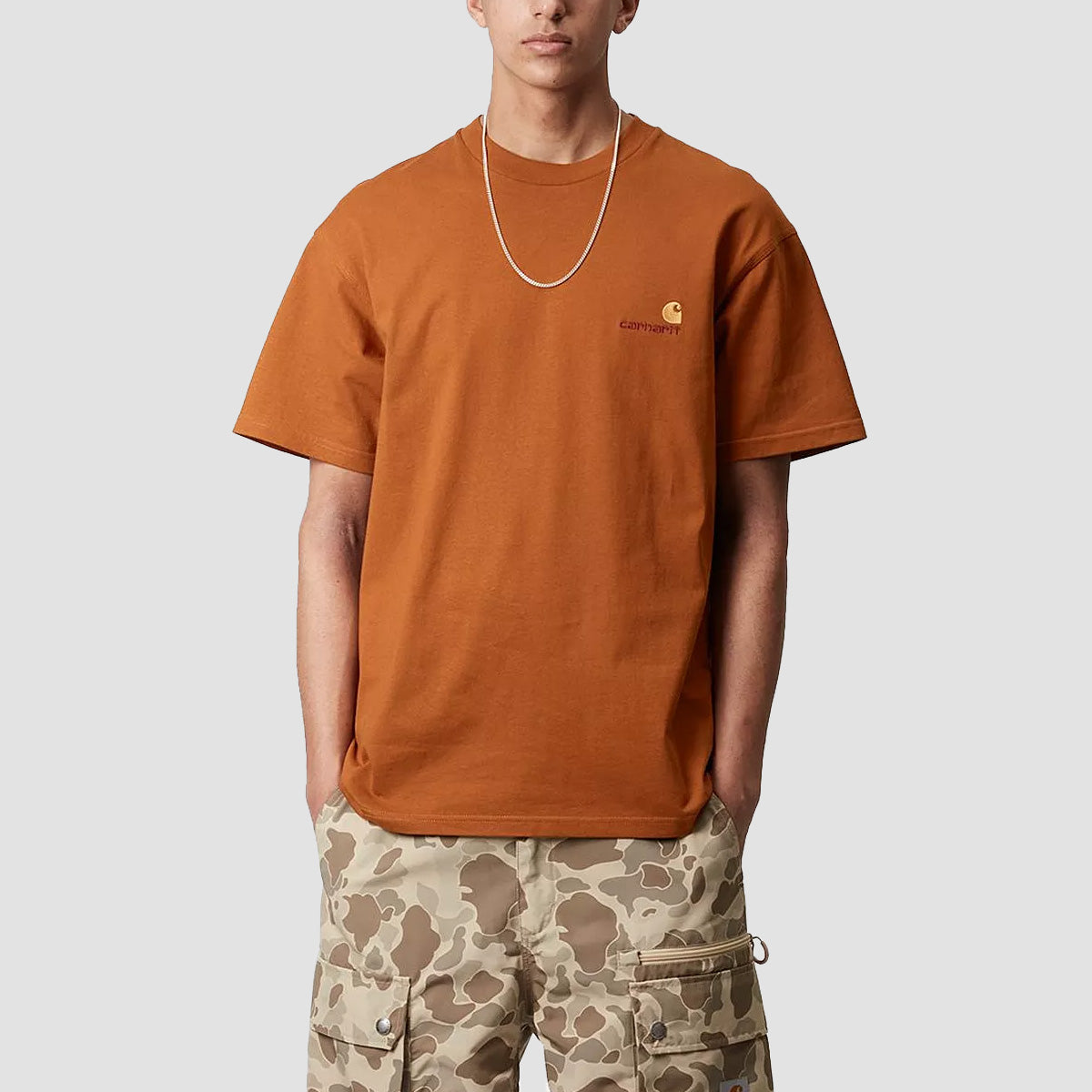 Carhartt WIP American Script T-Shirt Sienna