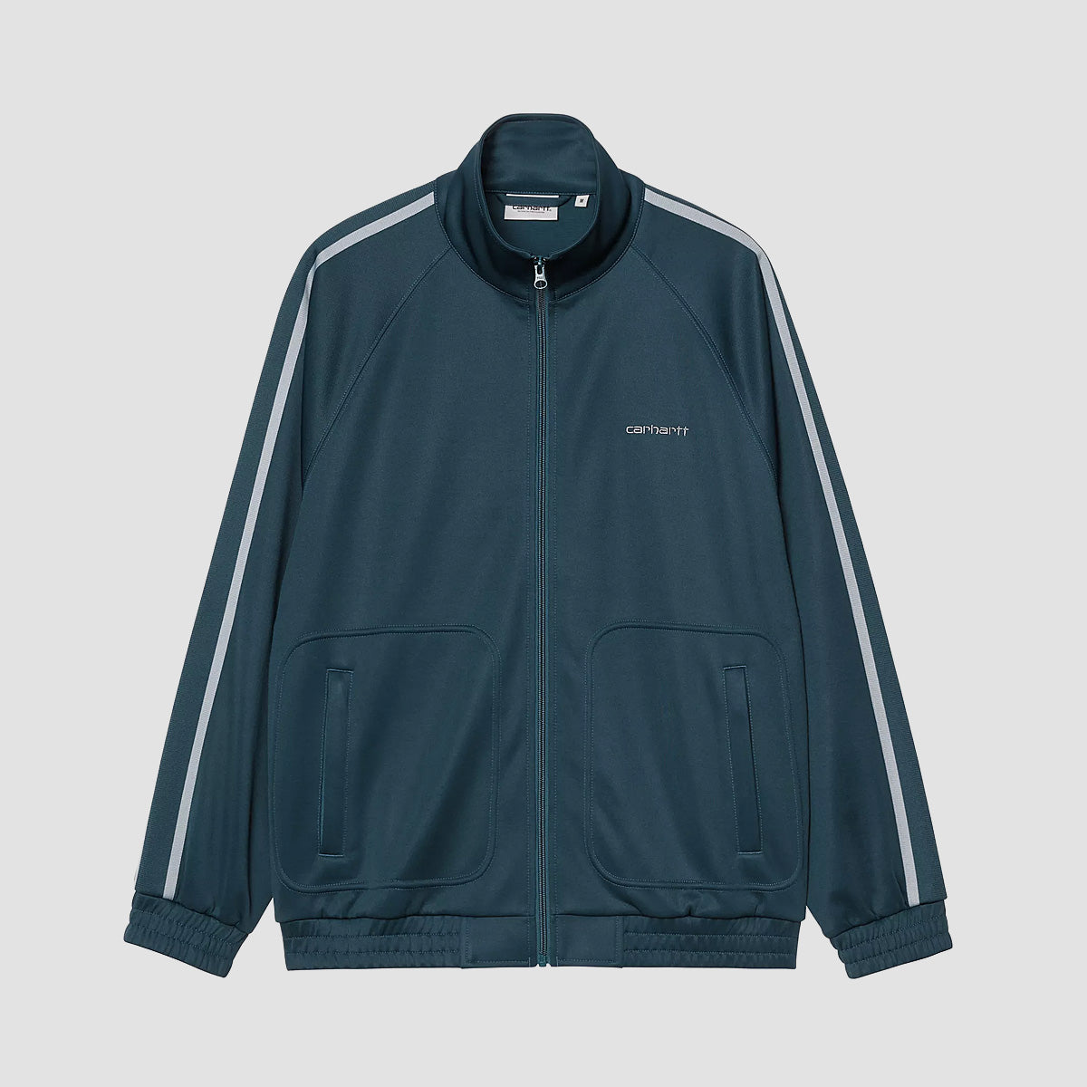 Carhartt WIP Bolar Zip Sweatshirt Blue River/Mirror