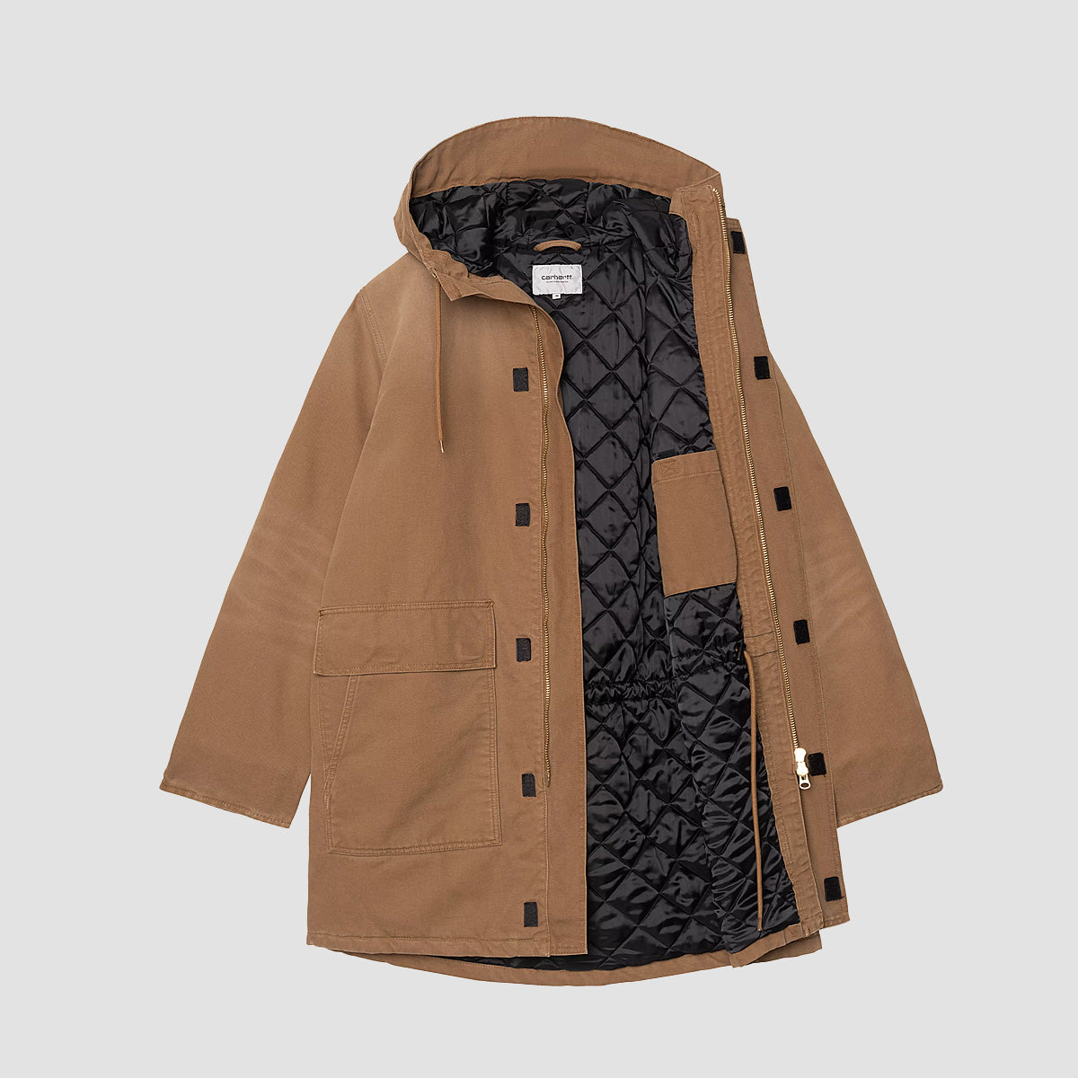 Carhartt WIP Boreal Parka Jacket Black Stone Canvas